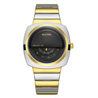 Men's Luxury Creative Stainless Steel Quartz Wristwatch