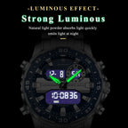 Men's Analog-Digital Quartz Watch with Week Date