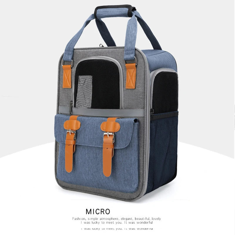 Breathable Pet Carrier Backpack for Cats Dogs