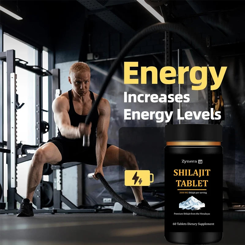 Shilajit Stamina Muscle Support Dietary Supplement Tablets