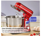 Electric 6-Speed Stand Mixer and Dough Kneader 1200W