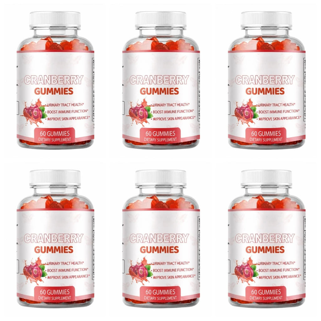 Cranberry Urinary Tract Health Support Dietary Supplement Gummies
