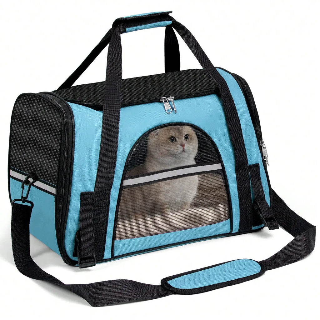 Foldable Airline Approved Pet Carrier Bag for Cats Dogs