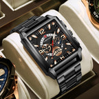 Men's Fashion Vintage Square Quartz Wristwatch