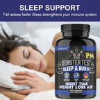 Nighttime Fat Burning Supplement with Magnesium Zinc Natural Plant Extracts