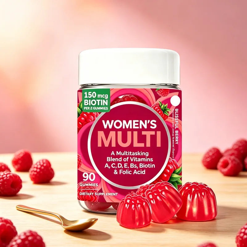 Women's Multivitamin Daily Support Dietary Supplement Gummies