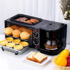 Multifunctional 3-in-1 Stainless Steel Breakfast Machine