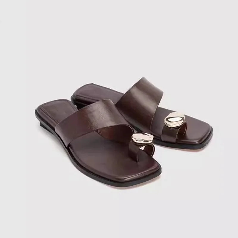 Women's Open Toe Platform Beach Slide Slippers