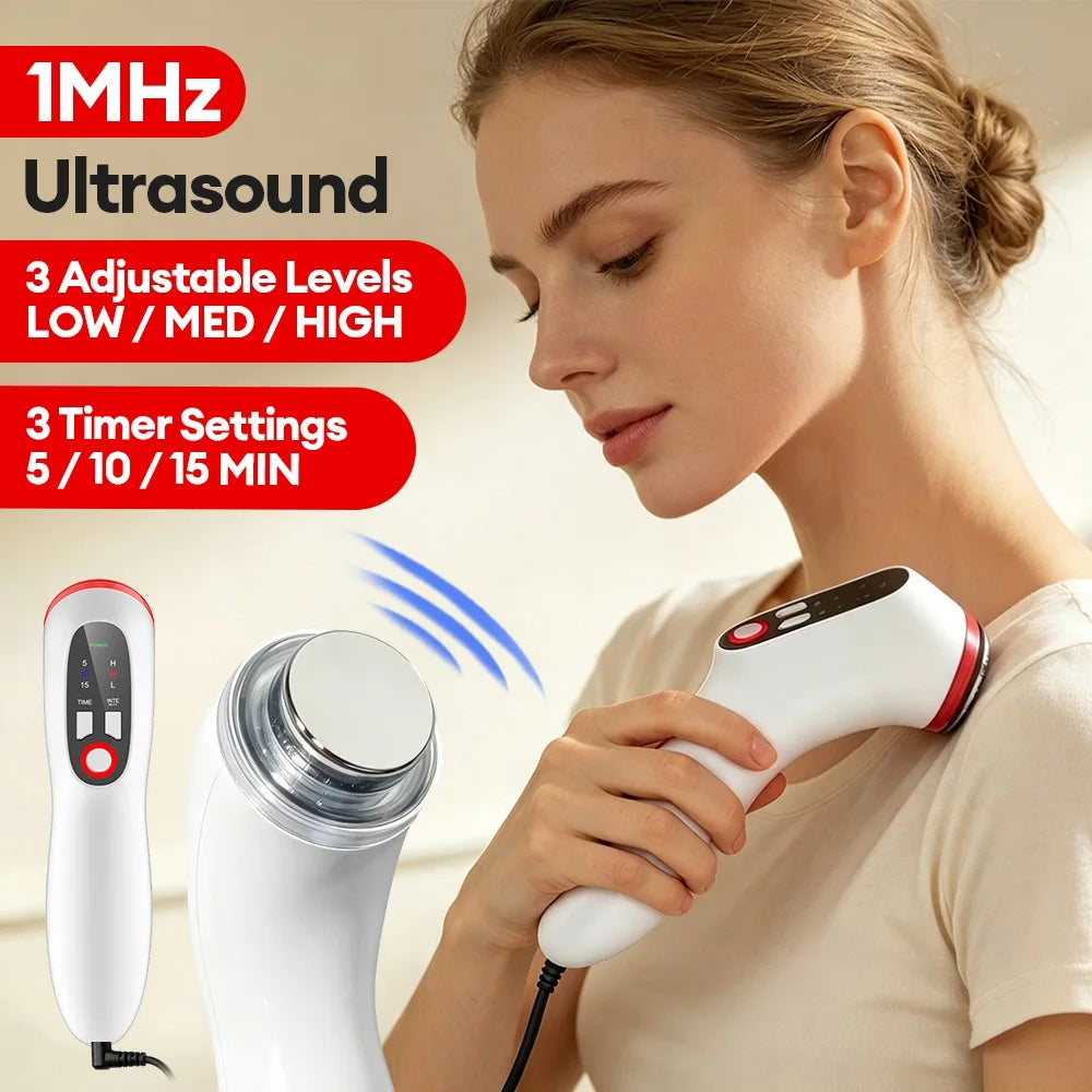 Ultrasonic Massager 1MHz Handheld Body Relaxation Device