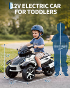 Kids 12V Electric 3-Wheel Ride-On ATV Toy