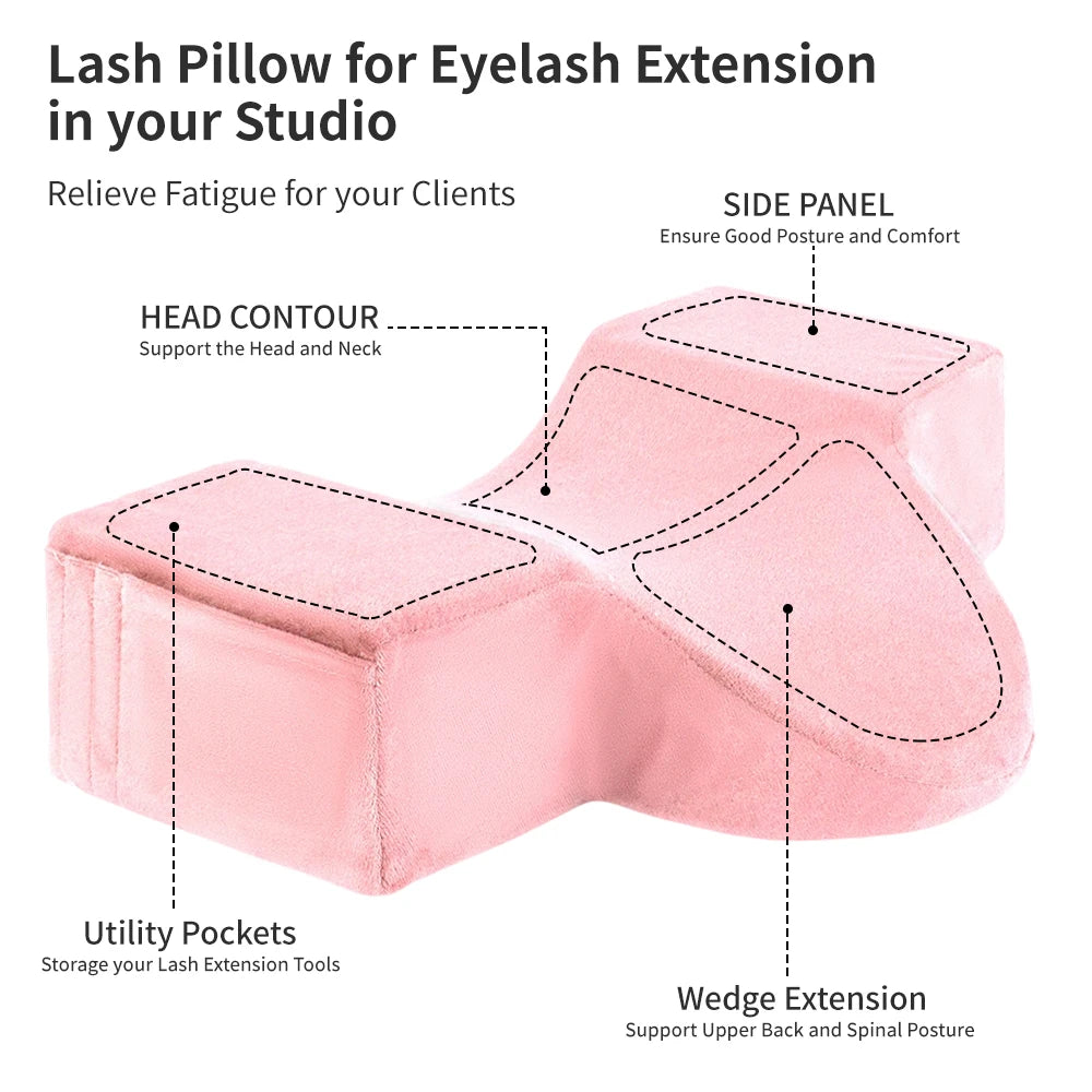Eyelash Extension Neck Support Memory Foam U Shaped Pillow