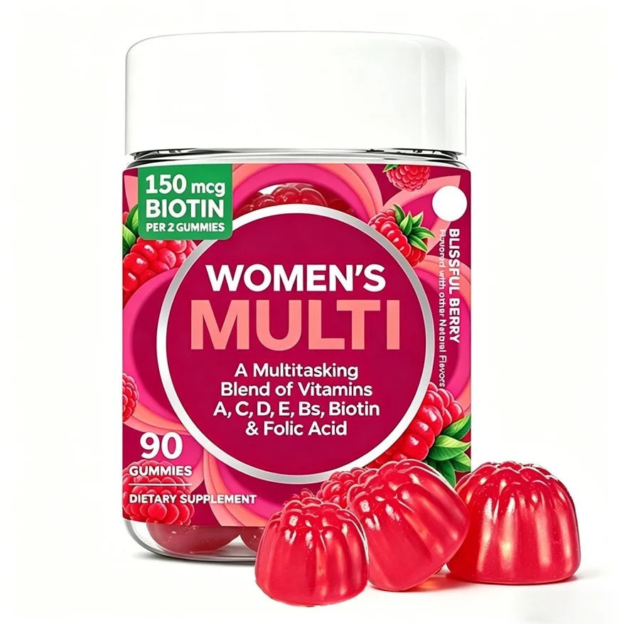 Women's Multivitamin Daily Support Dietary Supplement Gummies