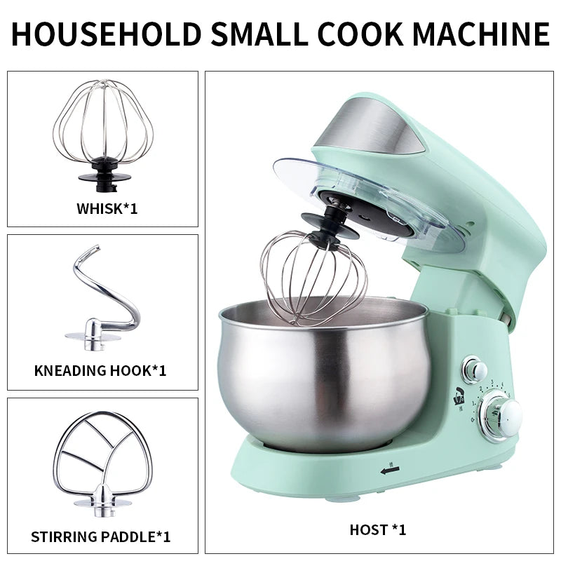 Automatic Electric 6-Speed Stand Mixer and Dough Maker 600W