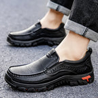 Men's Handmade Leather Slip-On Driving Shoes