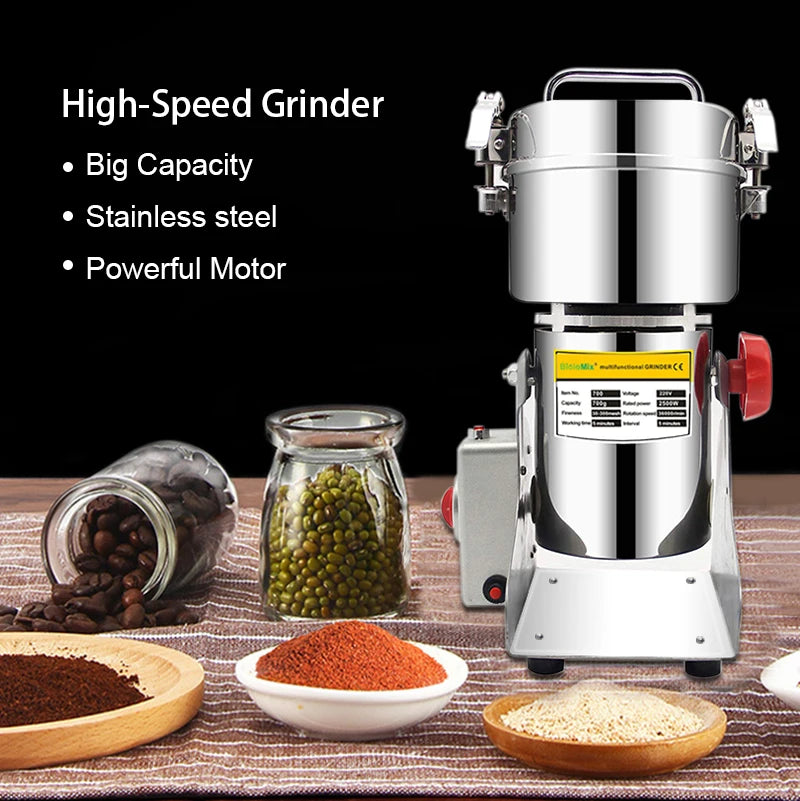 Electric Grain Mill and Dry Spice Grinder