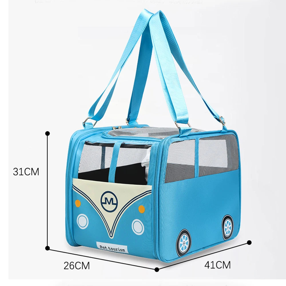 Breathable Pet Carrier Backpack for Cats and Small Dogs