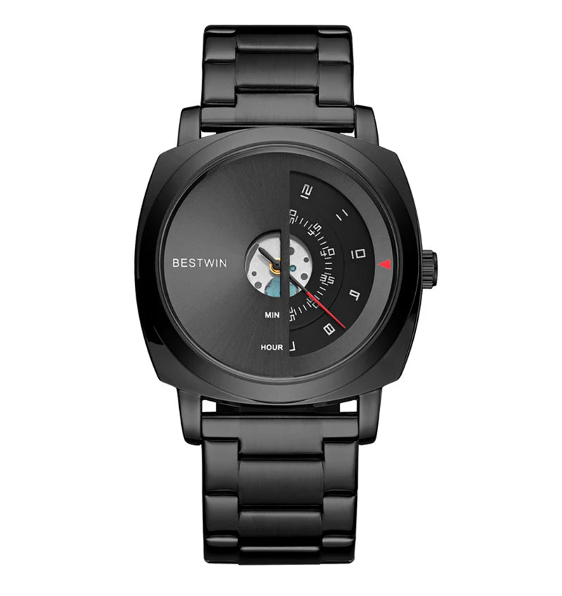 Men's Luxury Business Alloy Steel Quartz Wristwatch