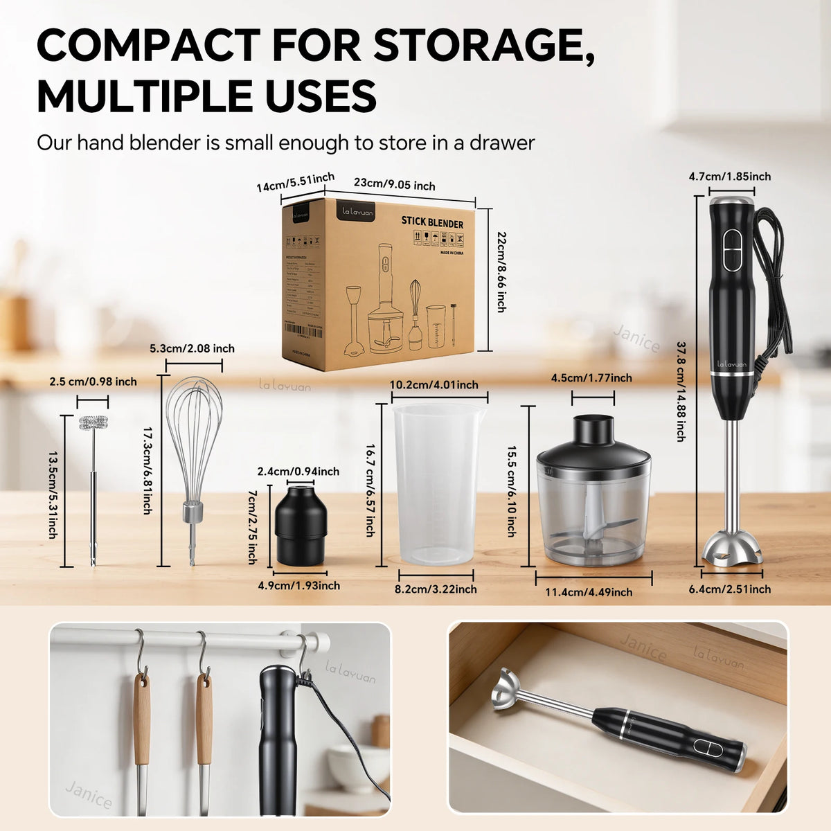 Electric 5-in-1 Multi Purpose Blender Set 110V
