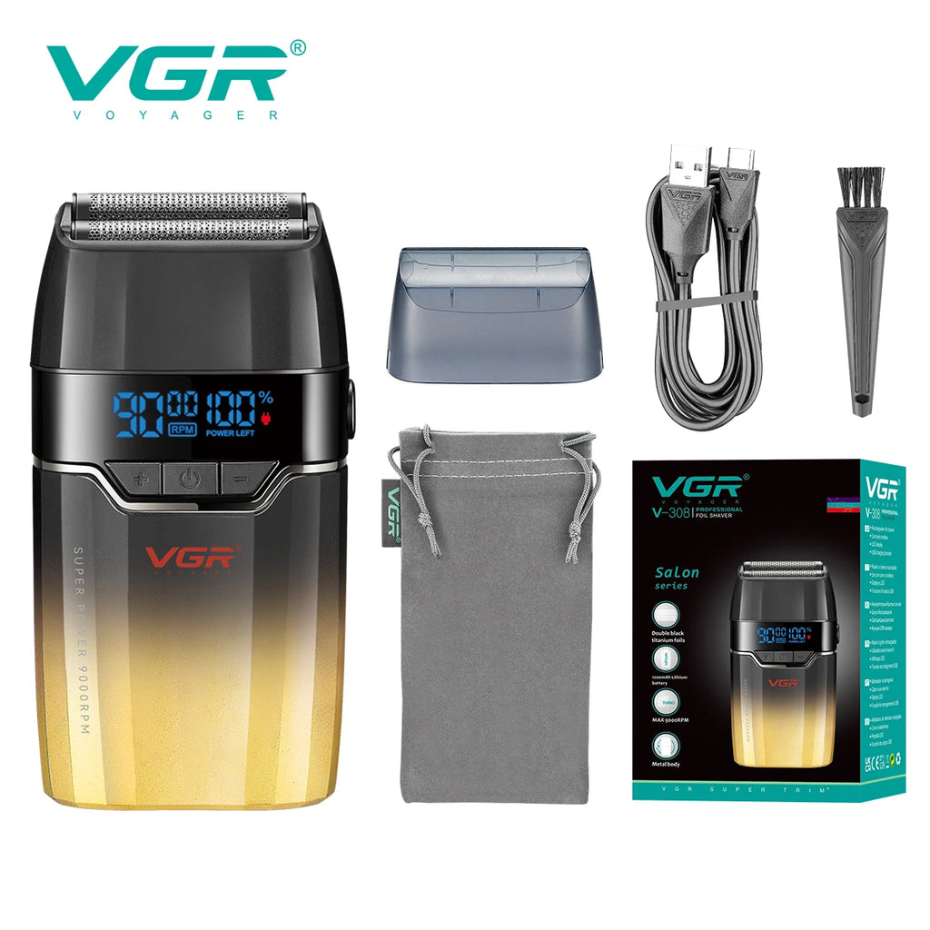 Men Professional Cordless Hair Clipper Rechargeable Trimmer Set