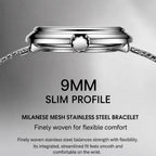 Men's Luxury Milan Mesh Steel Quartz Watch FW-5085