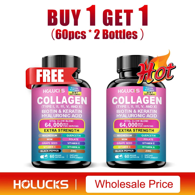 Multi Collagen Capsules with Biotin and Keratin