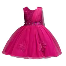 Flower Girl Tulle Lace Princess Dress