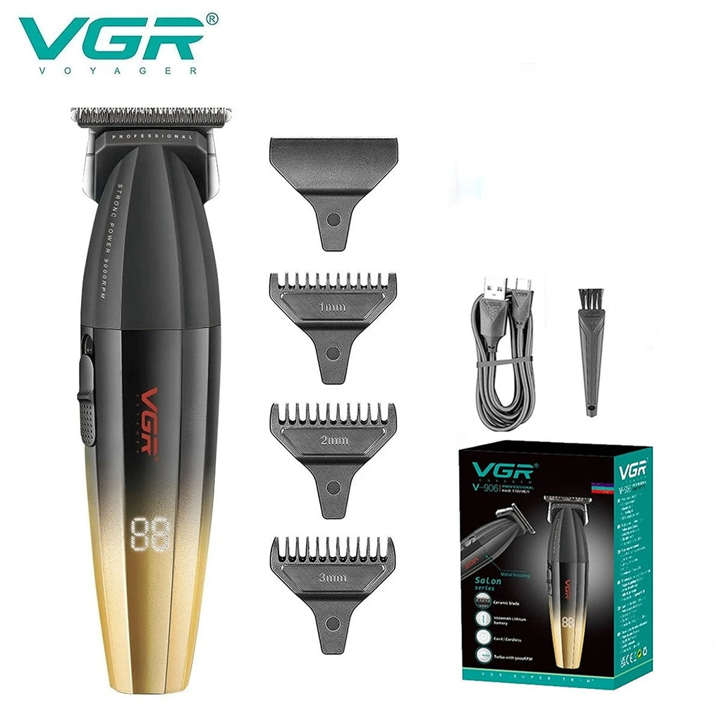 Men Professional Cordless Hair Clipper Rechargeable Trimmer Set