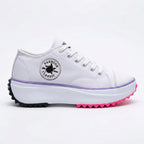 Women's Classic Canvas Platform Lace-Up Sneakers