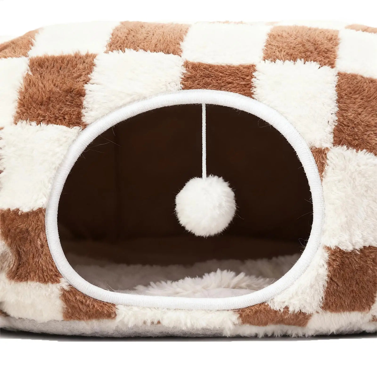 Interactive Cat Tunnel Bed Washable with Ball