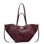 Women's Wing Large Capacity PU Leather Commuter Tote Bag
