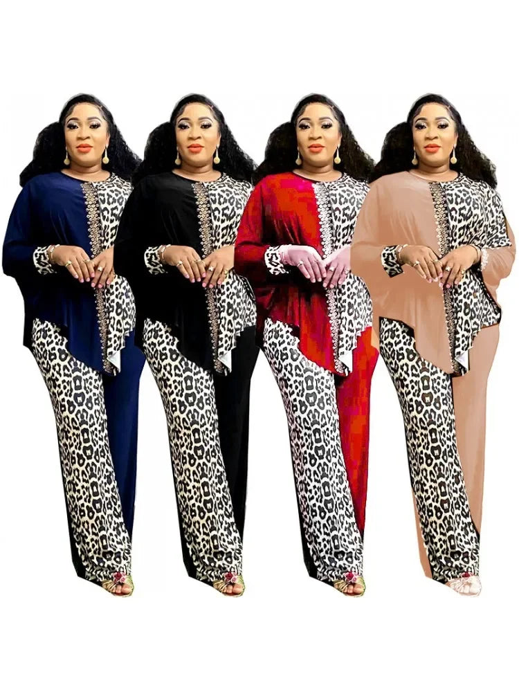 Women's Dashiki Top and Pants 2-Piece Suit