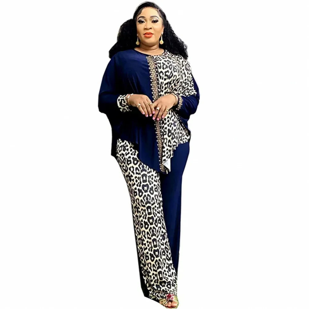 Women's Dashiki Top and Pants 2-Piece Suit