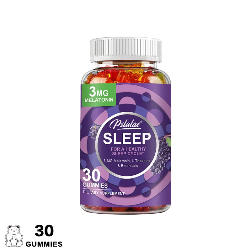 Melatonin and L-Theanine Sleep Support Dietary Supplement Gummies