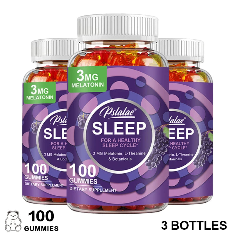 Melatonin and L-Theanine Sleep Support Dietary Supplement Gummies