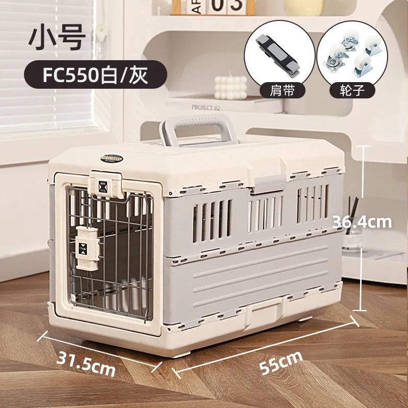 Premium Foldable Pet Carrier Backpack for Cats Dogs
