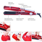 Portable Ceramic Steam Hair Dryer LCD Temperature Control