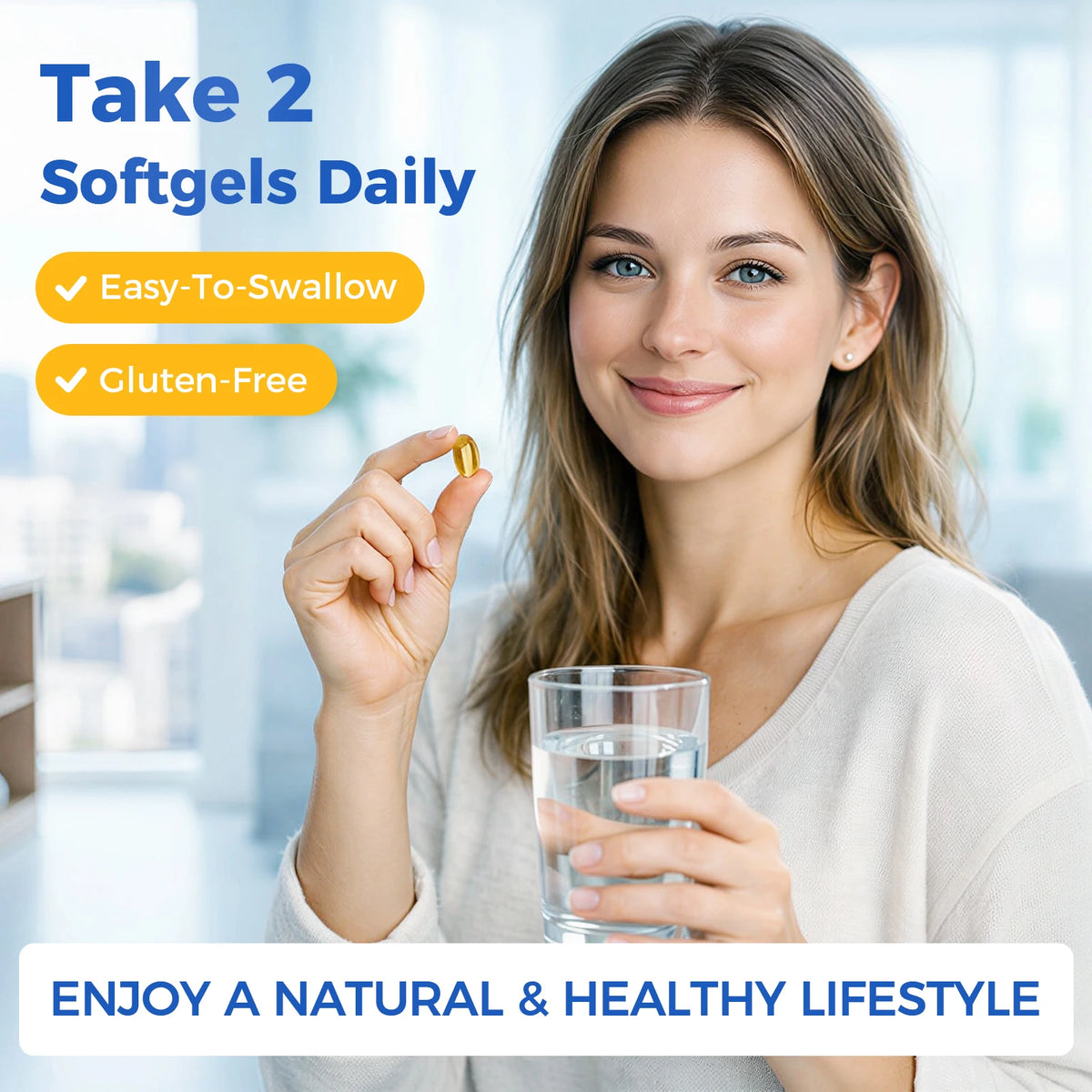 Eye Vitamin with Lutein & Zeaxanthin Vision Support Supplement