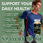 Saw Palmetto Capsules for Prostate Urinary Tract Bladder and Hair Health
