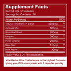 Tribulus Terrestris Men Energy Support Dietary Supplement Capsules