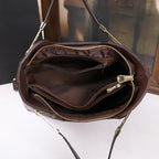 Women's Retro Large Capacity Shoulder Crossbody Bag