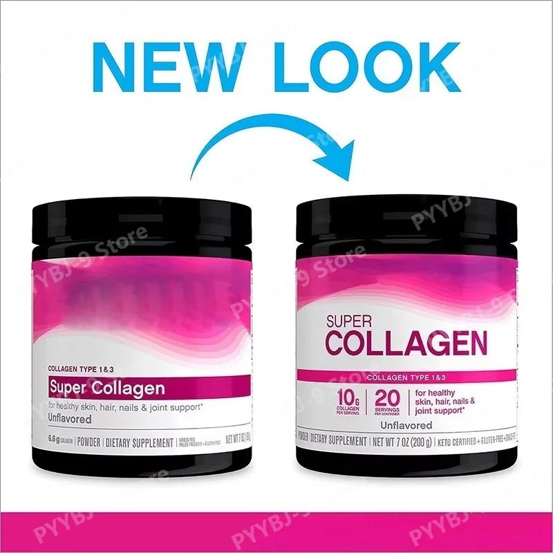 Collagen Protein Powder Unflavored Daily Nutrition Drink Mix 200g