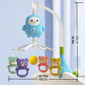360° Musical Crib Mobile with Night Light Projection