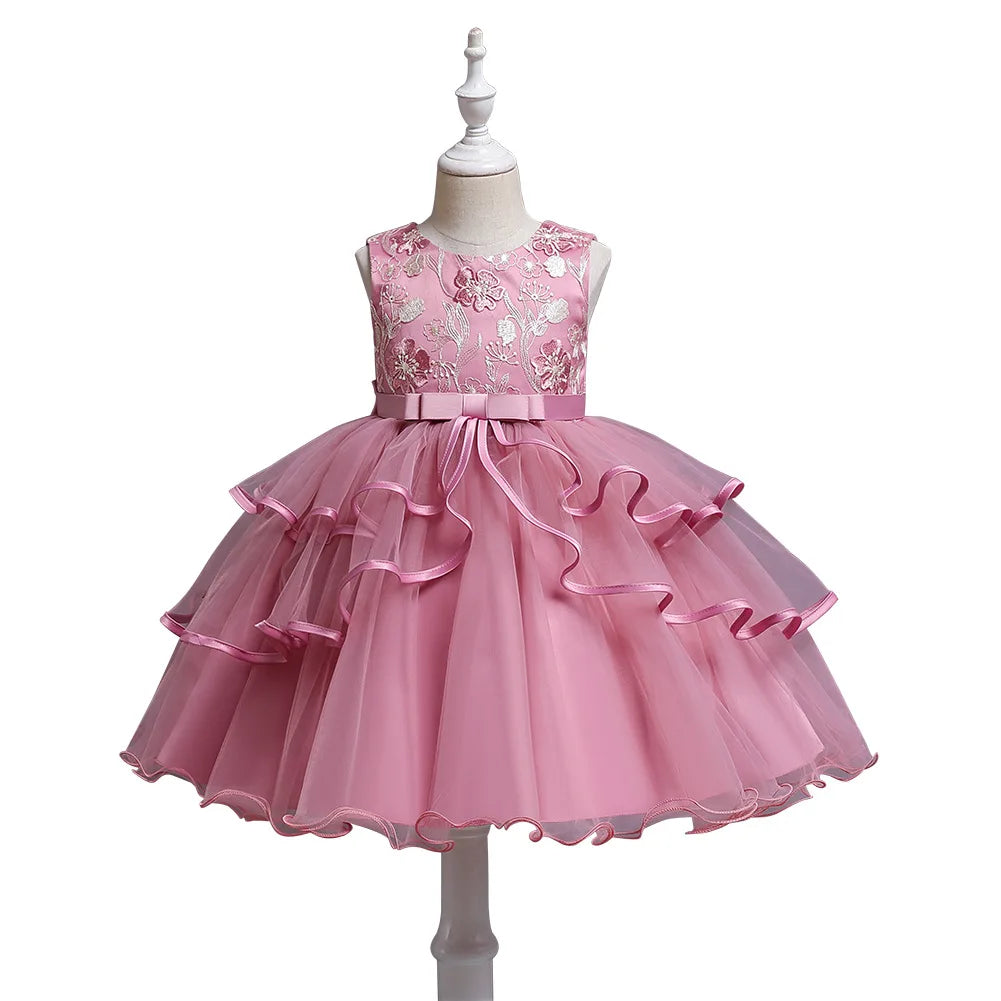 Flower Girl Tulle Lace Princess Dress