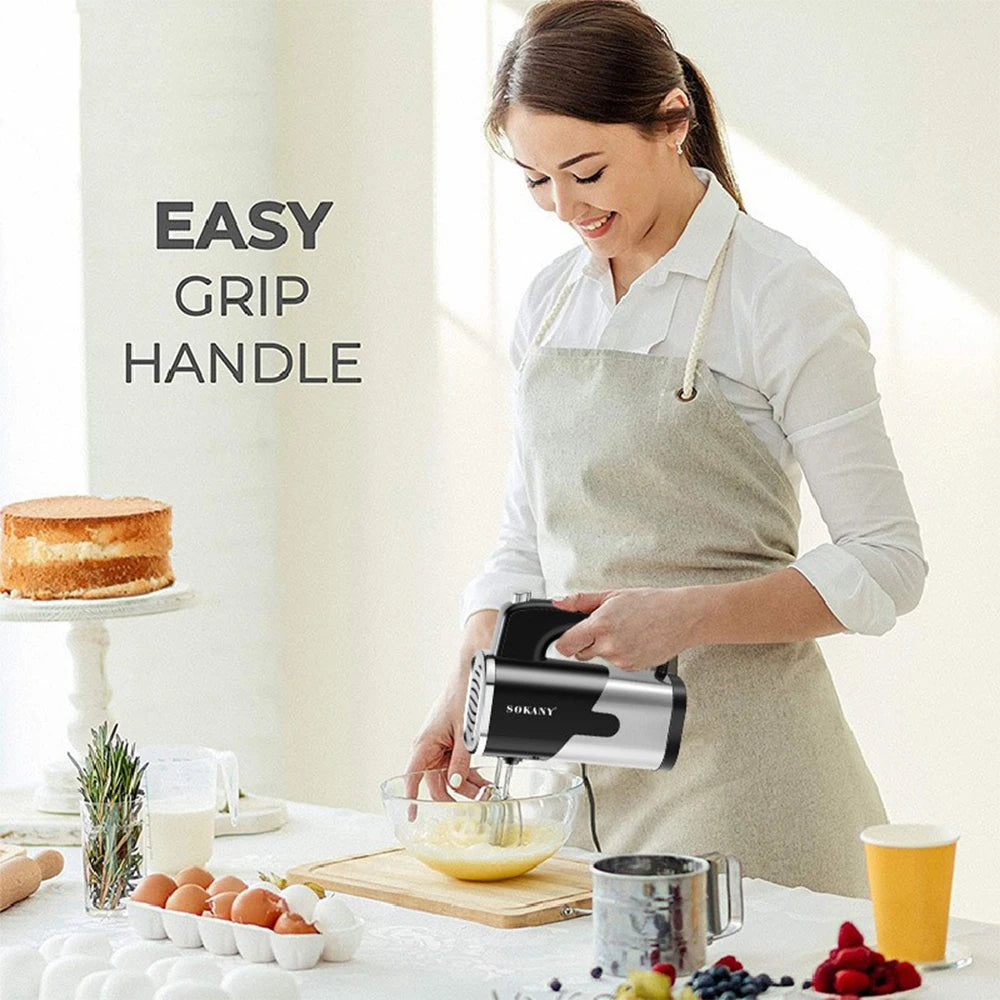 Electric 5-Speed Hand Mixer and Food Blender 800W
