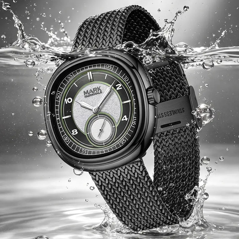 Men's Luxury Milan Mesh Steel Quartz Watch FW-5085