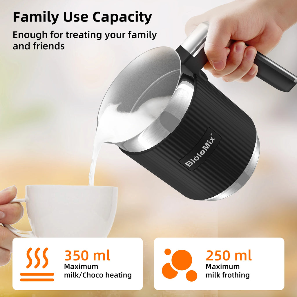 Automatic Electric 5-in-1 Milk Frother and Hot Chocolate Maker
