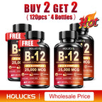 Vitamin B12 Complex Supplement for Brain Heart Energy Support