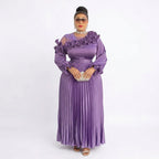 Women's Elegant Dashiki Ankara Long Maxi Dress