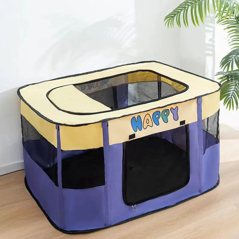 Folding Pet Delivery Room Tent Bed for Cats Dogs