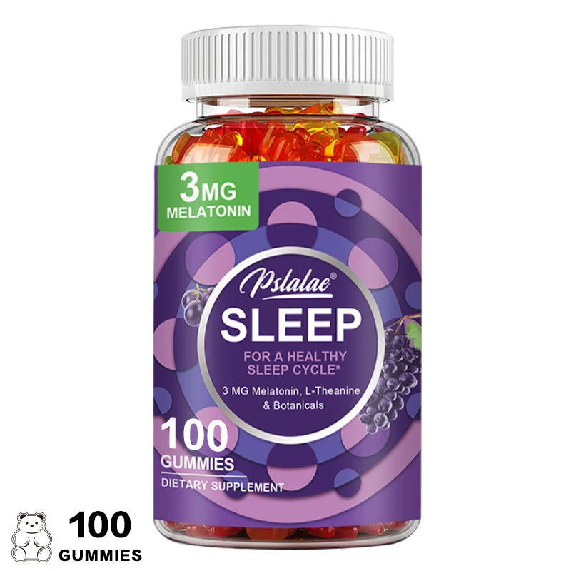 Melatonin and L-Theanine Sleep Support Dietary Supplement Gummies